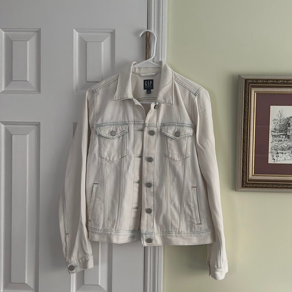 White Jean Jacket